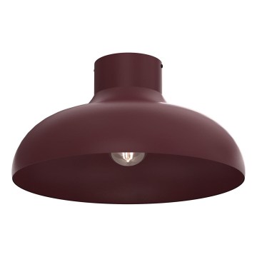 Taklampa BASCA 1xE27/15W/230V Ø 40 cm bordeaux