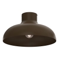 Taklampa BASCA 1xE27/15W/230V Ø 40 cm brun