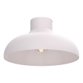 Taklampa BASCA 1xE27/15W/230V Ø 40 cm krämfärgad