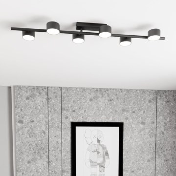 Taklampa BET 6xGX53/12W/230V svart