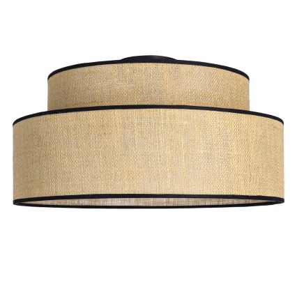 Taklampa BOHO 1xE27/60W/230V diameter 40 cm beige