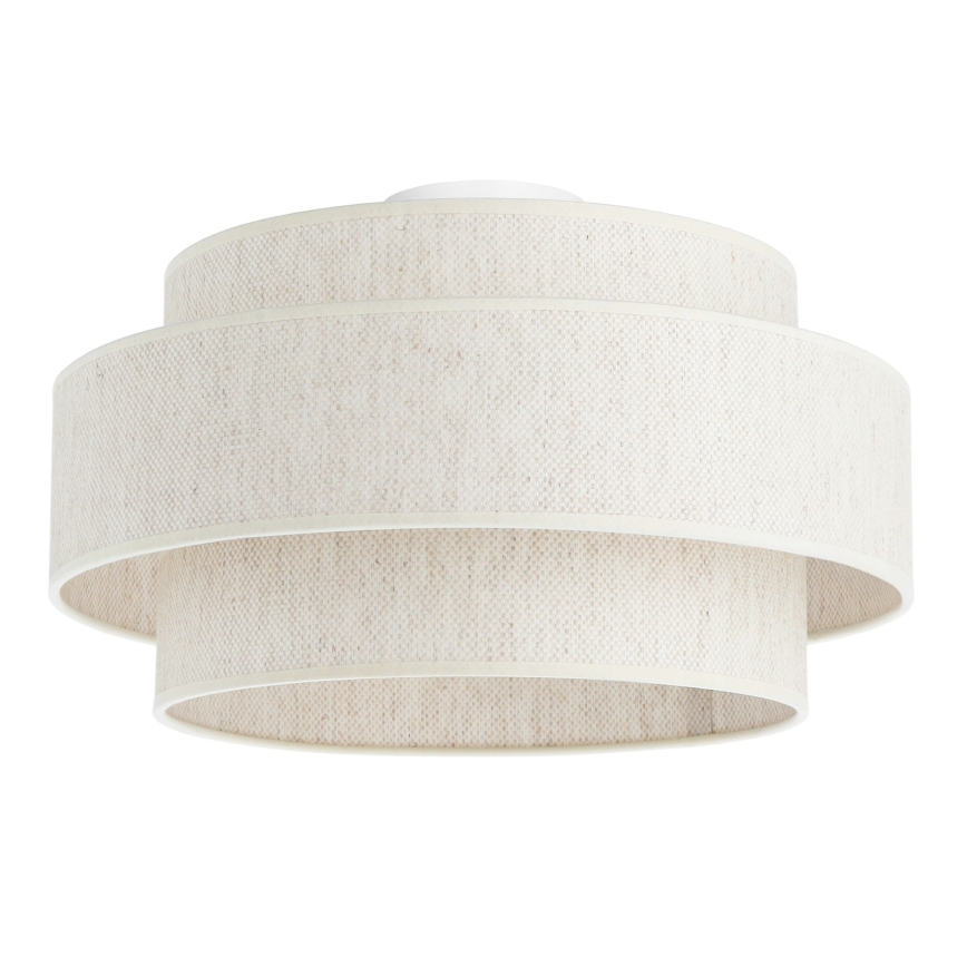 Taklampa BOHO 1xE27/60W/230V Ø 40 cm vit