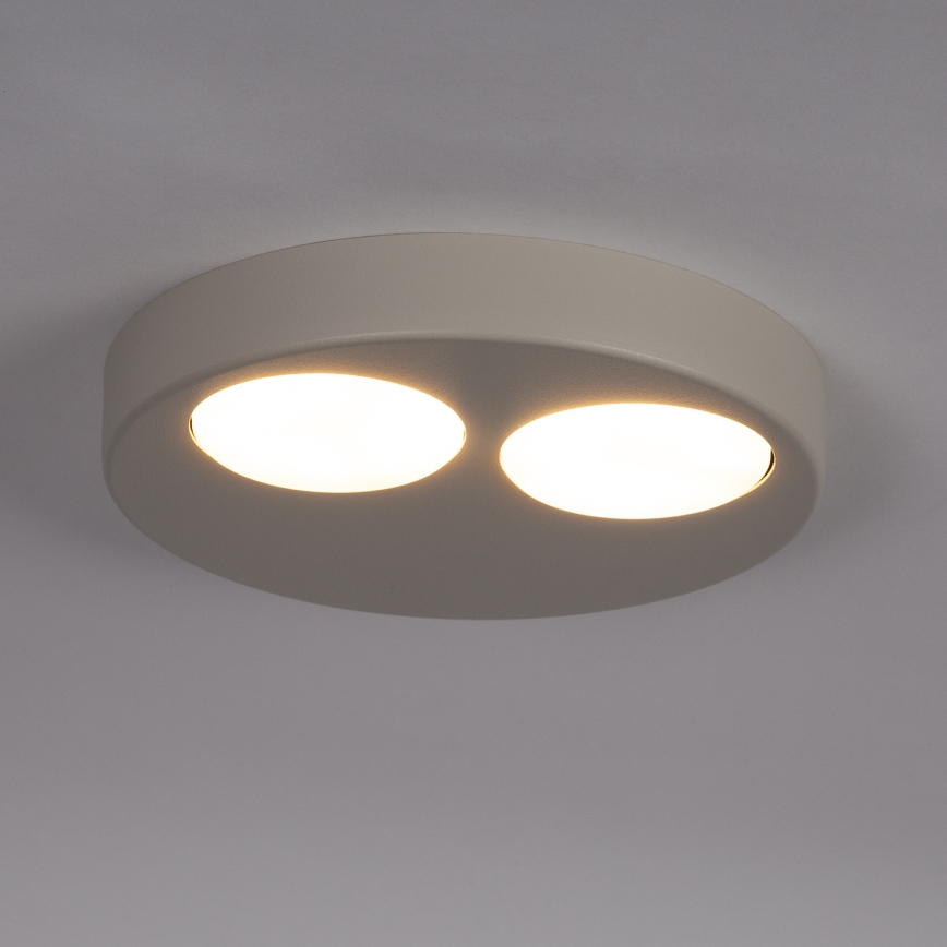 Taklampa BROS 2xGX53/12W/230V beige
