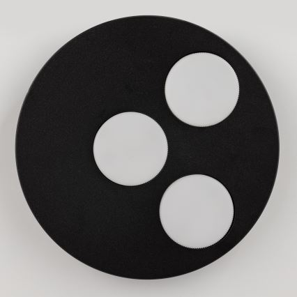 Taklampa BROS 3xGX53/12W/230V svart