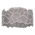 Taklampa CAMO 3xE27/15W/230V Ø 49,5 cm beige