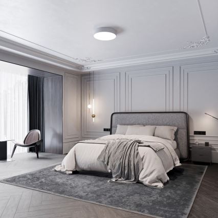 Taklampa  CLEO 3xE27/24W/230V d. 40 cm grå