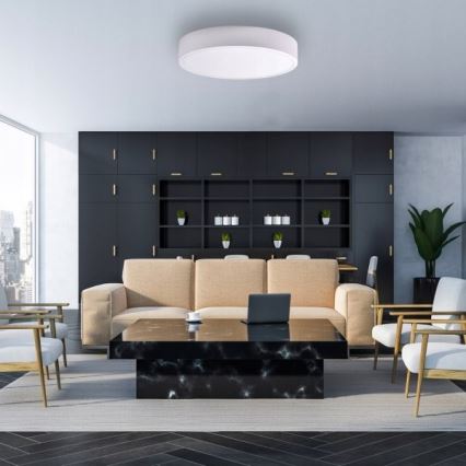 Taklampa  CLEO 5xE27/24W/230V d. 60 cm vit