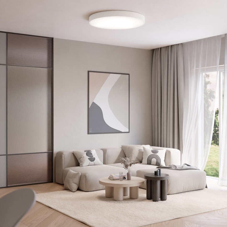 Taklampa  CLEO 5xE27/24W/230V d. 60 cm vit