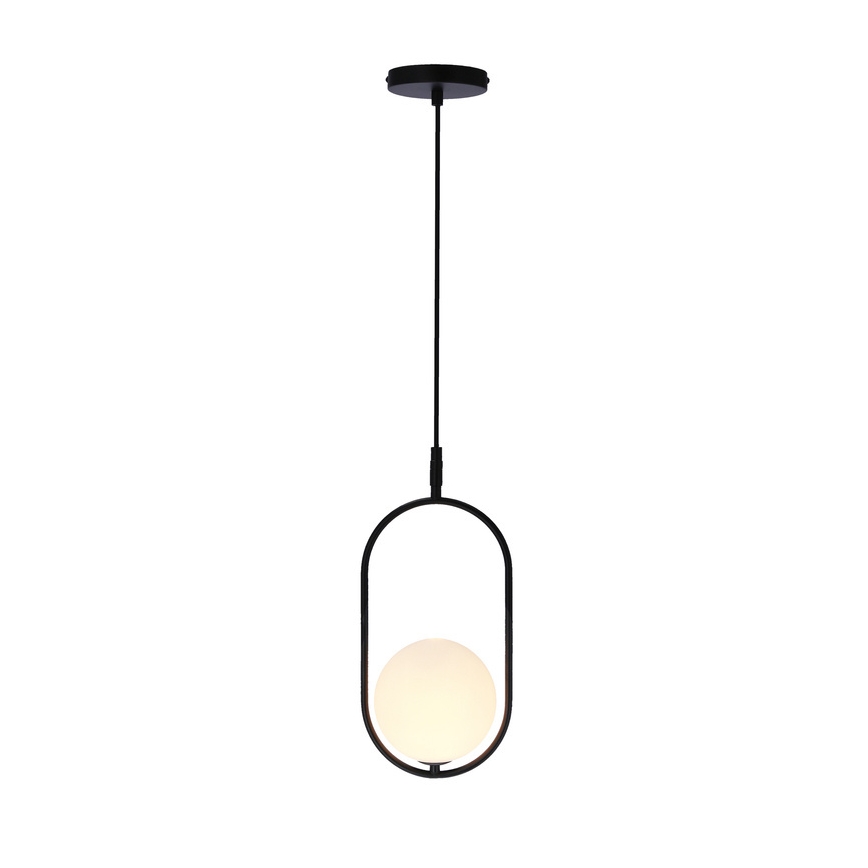 Taklampa på kabel CORDEL 1xG9/28W/230V svart