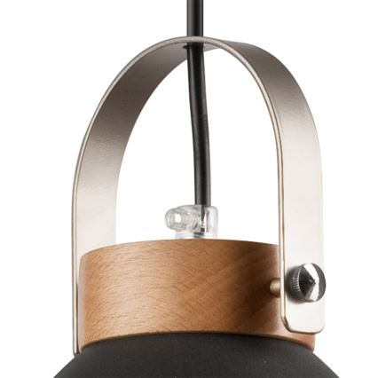 Taklampa på kabel DANIELLE 2xE27/60W/230V bok