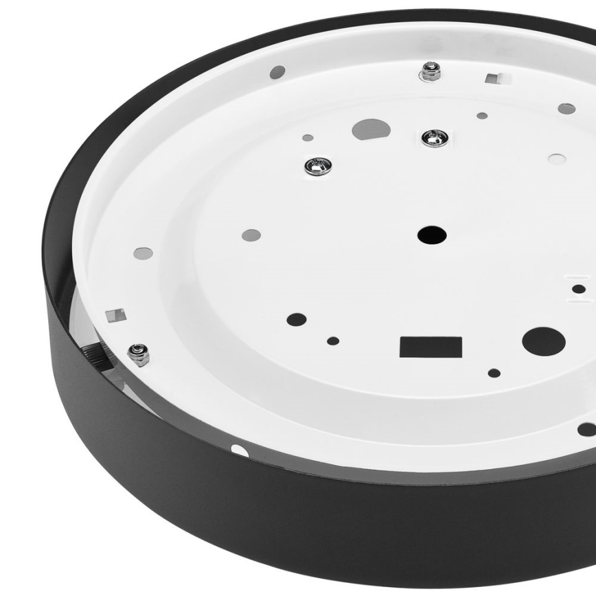 Taklampa DANTE 1xE27/60W/230V diameter 26 cm svart