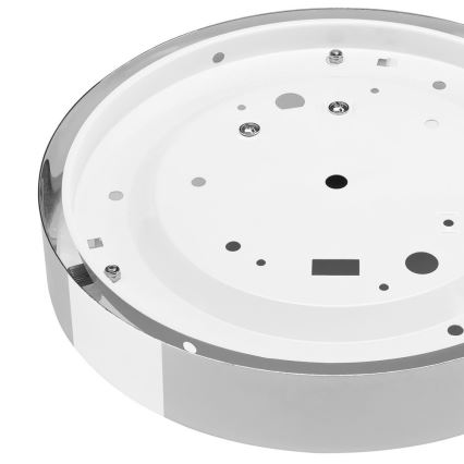 Taklampa DANTE 2xE27/60W/230V diameter 36 cm skinande krom