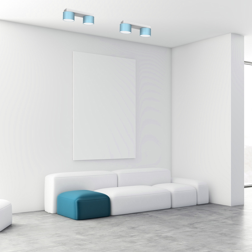 Taklampa  DIXIE 2xGX53/11W/230V blå