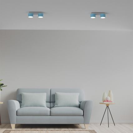 Taklampa  DIXIE 2xGX53/11W/230V blå