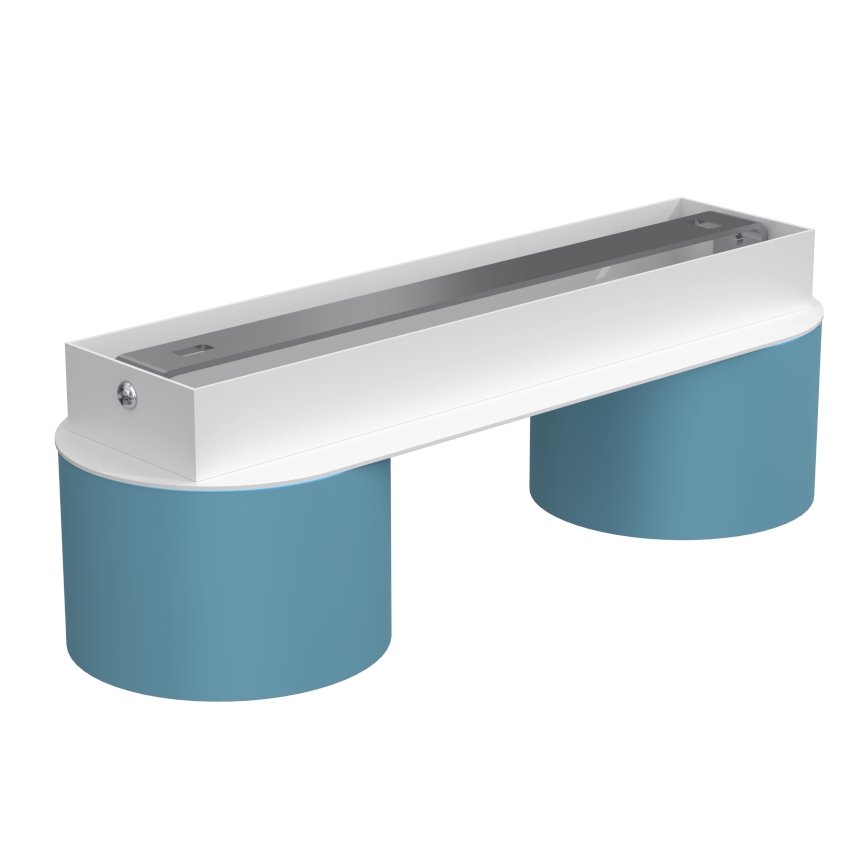 Taklampa  DIXIE 2xGX53/11W/230V blå