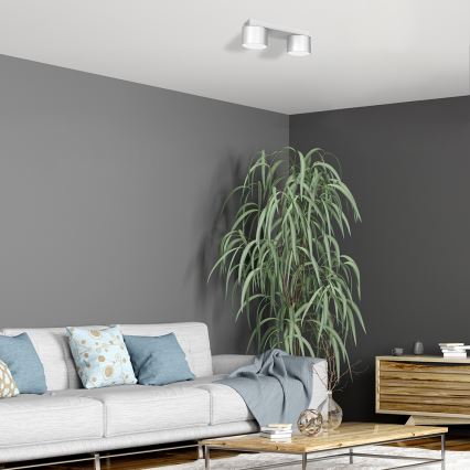 Taklampa  DIXIE 2xGX53/11W/230V vit