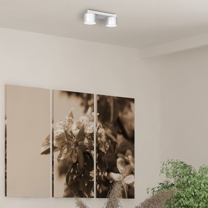 Taklampa  DIXIE 2xGX53/11W/230V vit