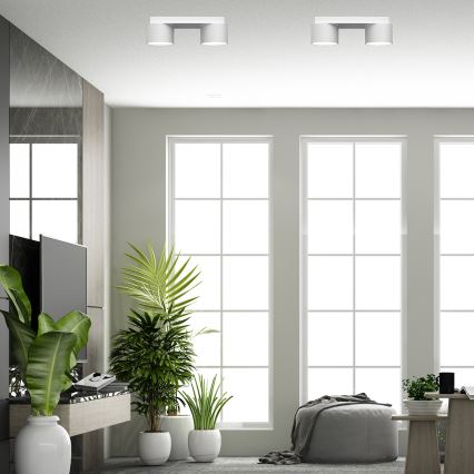 Taklampa  DIXIE 2xGX53/11W/230V vit