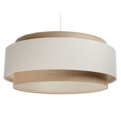Taklampa på kabel DOBLO 1xE27/60W/230V kräm/beige