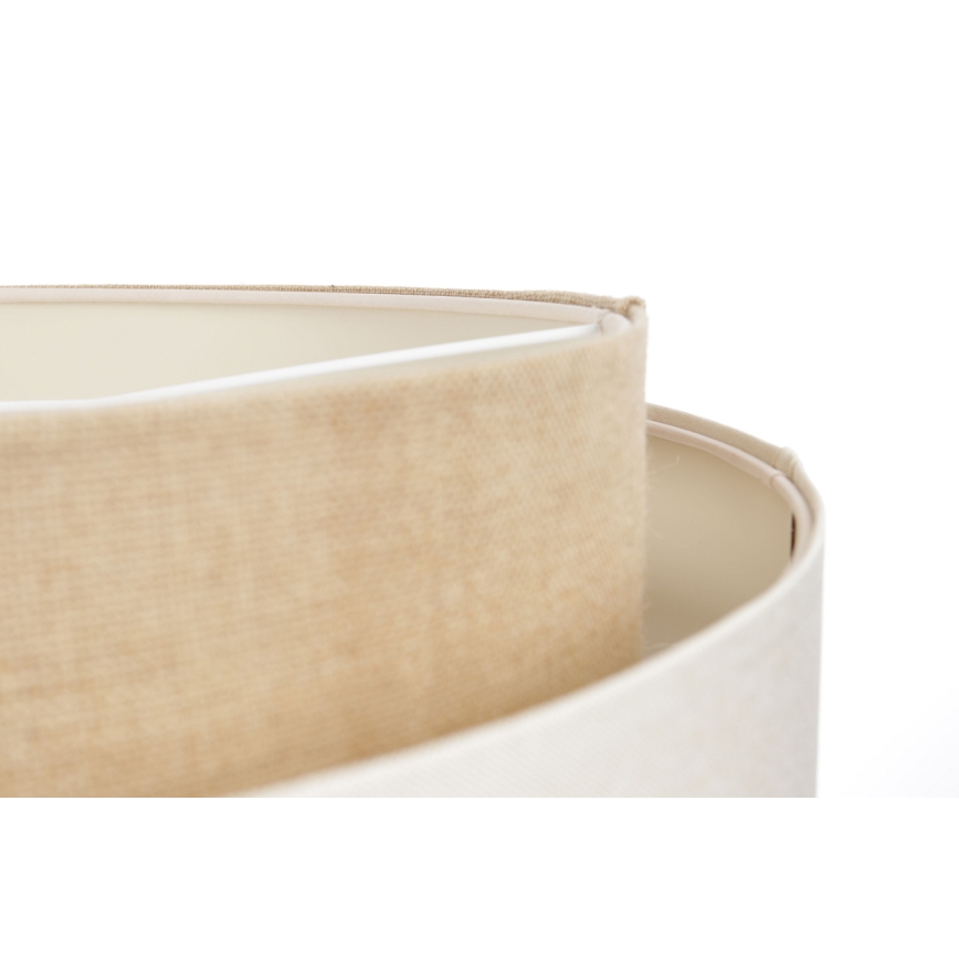 Taklampa på kabel DOBLO 1xE27/60W/230V kräm/beige