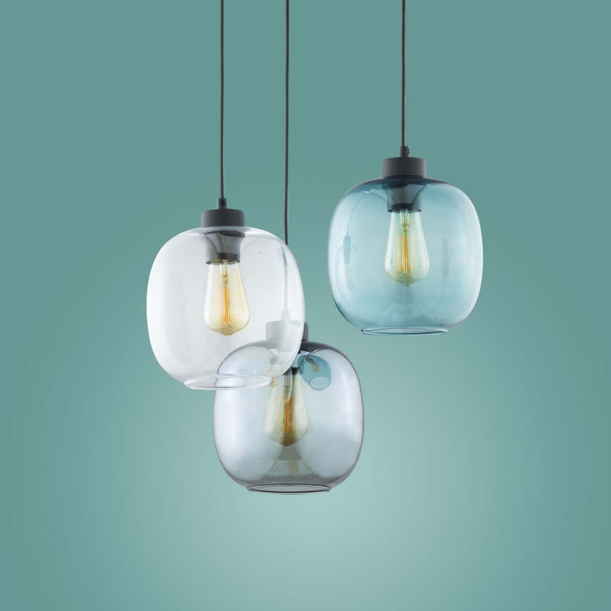 Taklampa på kabel ELIO 3xE27/15W/230V