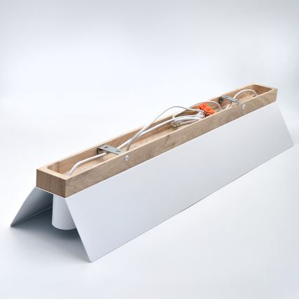 Taklampa ESME 5xE27/15W/230V vit/ek