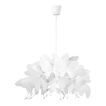 Taklampa FARFALLA för barn 1xE27/60W/230V, vit