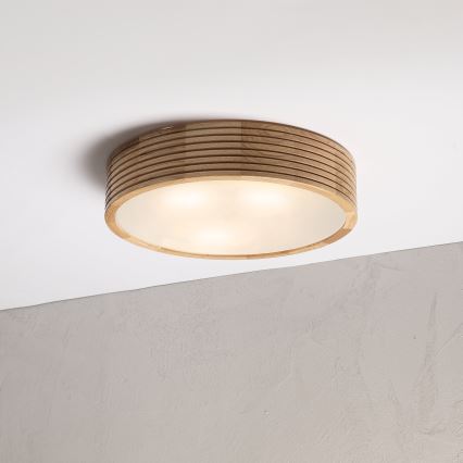 Taklampa för badrum LINARO 3xE27/15W/230V IP54 ek Ø 37 cm