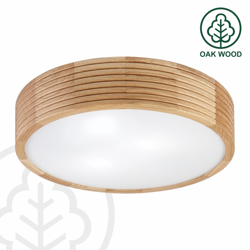 Taklampa för badrum LINARO 3xE27/15W/230V IP54 ek Ø 37 cm