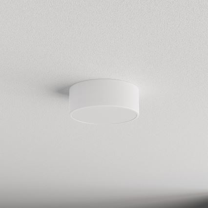 Taklampa för badrum med sensor CLEO 1xE27/24W/230V Ø 20 cm IP54 vit