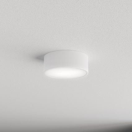 Taklampa för badrum med sensor CLEO 1xE27/24W/230V Ø 20 cm IP54 vit