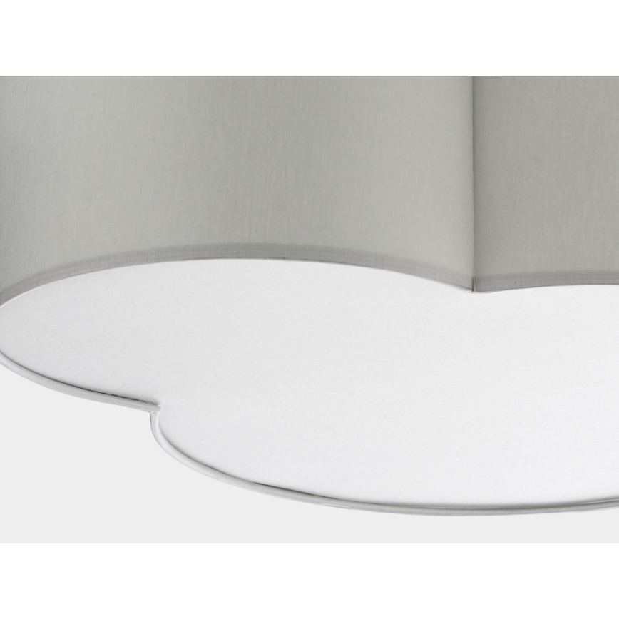 Taklampa för barn  CLOUD 4xE27/15W/230V grå