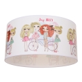 Taklampa för barn GIRLS VIBES 1xE27/60W/230V Ø 40 cm för flickor