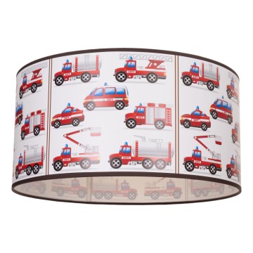Taklampa för barn KIDS ROOM 1xE27/60W/230V pr. 40 cm brandmän