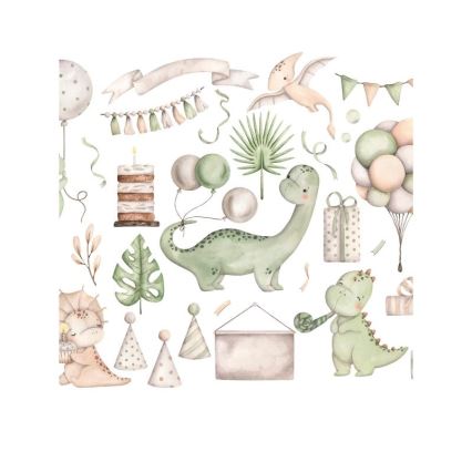 Taklampa för barn KIDS ROOM 1xE27/60W/230V Ø 40 cm dinosaur