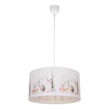 Taklampa för barn KIDS ROOM 1xE27/60W/230V Ø 40 cm med djurmotiv