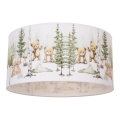 Taklampa för barn KIDS ROOM 1xE27/60W/230V Ø 40 cm med djurmotiv