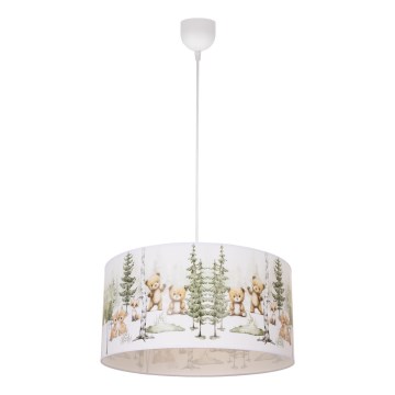 Taklampa för barn KIDS ROOM 1xE27/60W/230V Ø 40 cm med lekfulla djurmotiv
