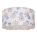 Taklampa för barn KIDS ROOM, 1xE27/60W/230V, Ø 40 cm, med nallemotiv