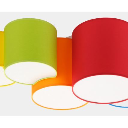 Taklampa för barn  MONA KIDS 5xE27/15W/230V