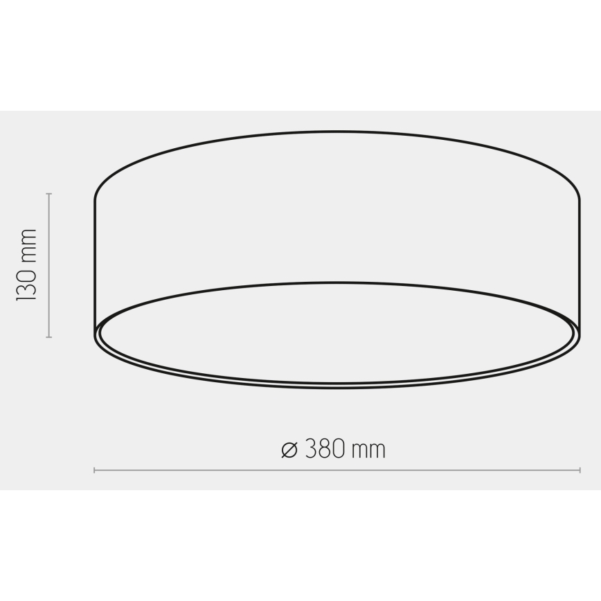 Taklampa för barn  RONDO KIDS 4xE27/15W/230V grön