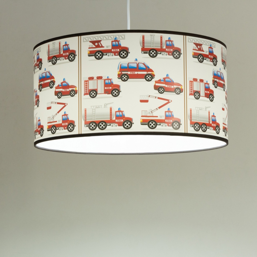 Taklampa för barnrum KIDS ROOM 1xE27/60W/230V Ø 40 cm brandmän