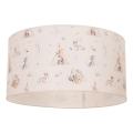 Taklampa för barnrum KIDS ROOM 1xE27/60W/230V, Ø 40 cm, djurmotiv