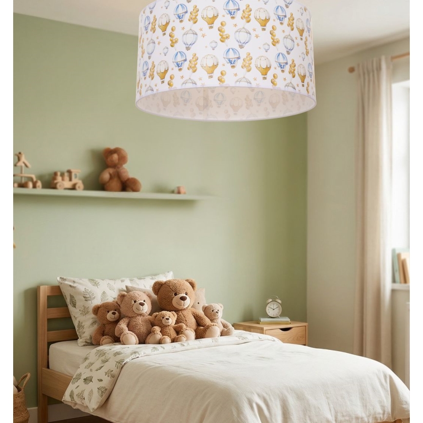 Taklampa för barnrum KIDS ROOM 1xE27/60W/230V Ø 40 cm – med ballongmotiv