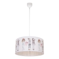 Taklampa för flickor GIRLS VIBES 1xE27/60W/230V Ø 40 cm