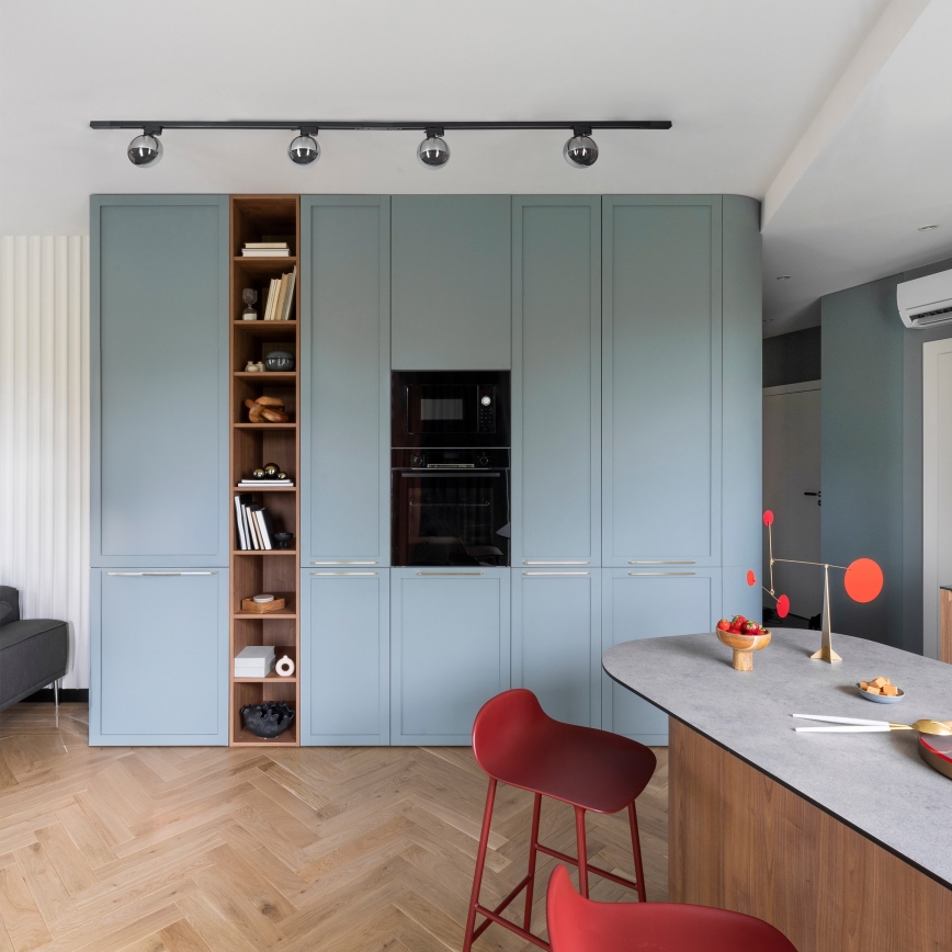 Taklampa för 1-fas skensystem TRACER 1xG9/8W/230V svart/rökig svart