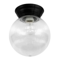 Taklampa för utomhusbruk NADIR 1xE27/15W/230V IP44 genomskinlig
