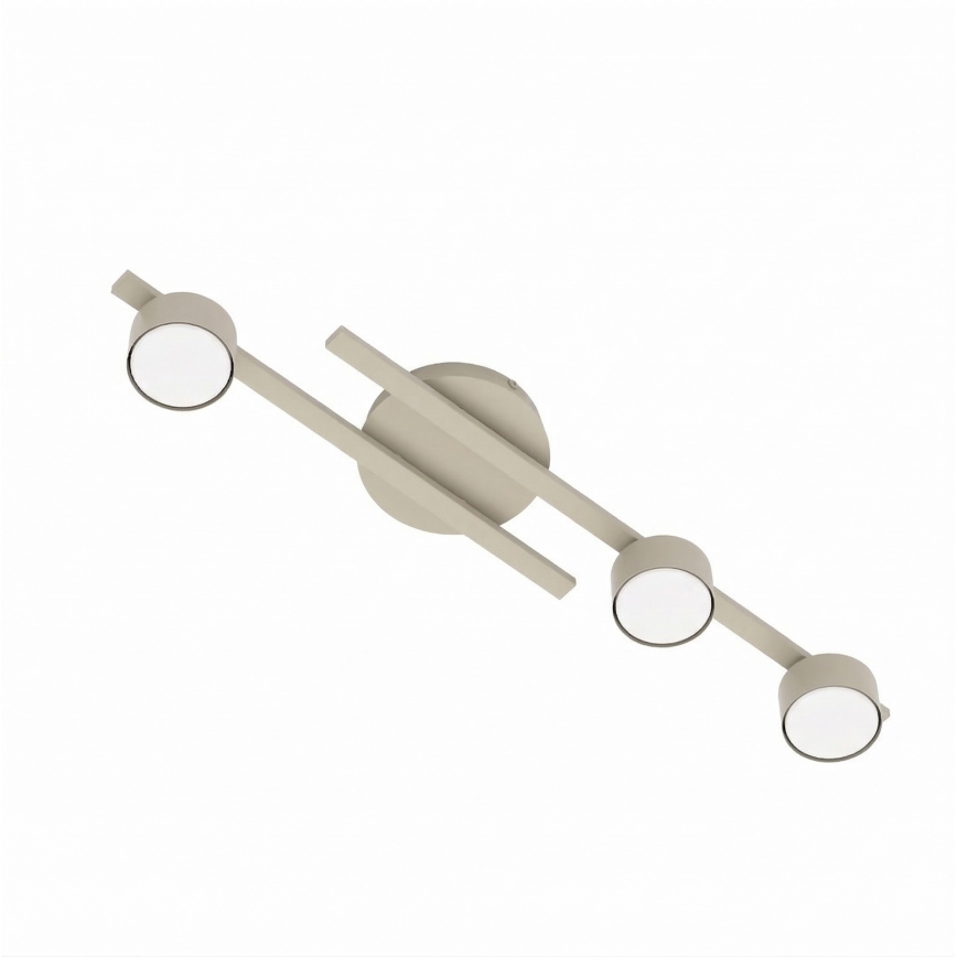 Taklampa FRAGMENT 3xGX53/12W/230V beige