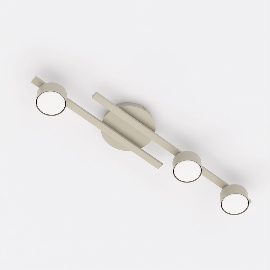 Taklampa FRAGMENT 3xGX53/12W/230V beige
