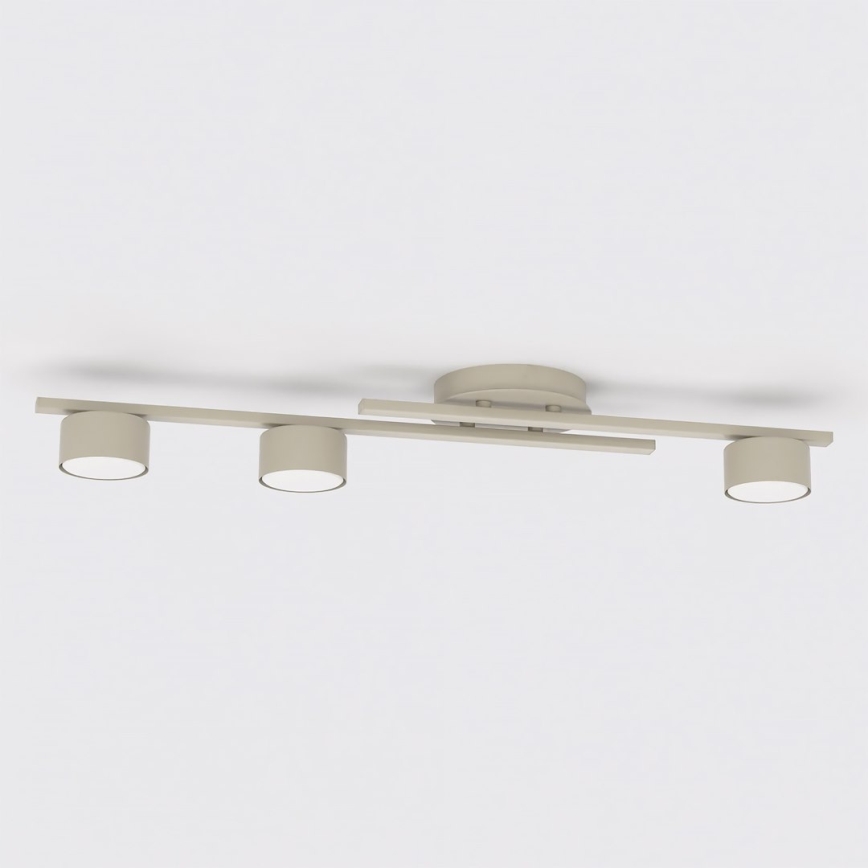 Taklampa FRAGMENT 3xGX53/12W/230V beige